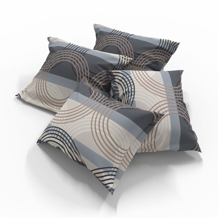 Medvilninis pagalvės užvalkalas Circle, 50x70 cm||TavoSapnas