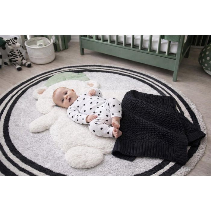 Megztas medvilninis pledukas Serbentas, 80x100 cm||TavoSapnas