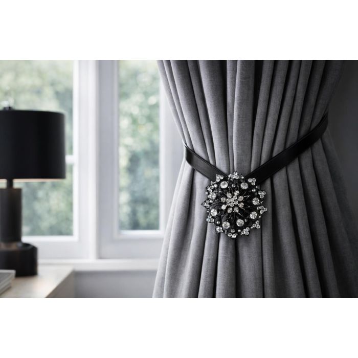 Užuolaidų magnetas Black Flower||TavoSapnas