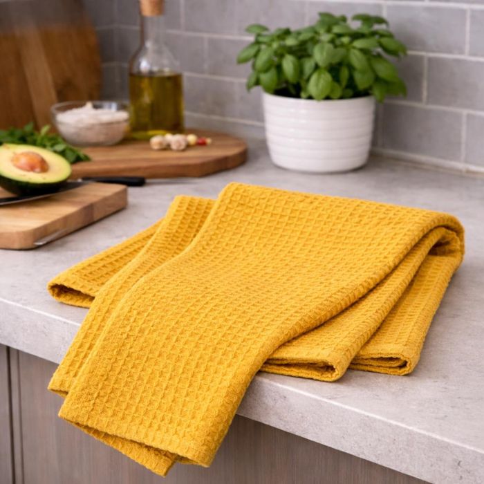 Virtuvinis vaflinis rankšluostis Ciberžolė, 35x55 cm||TavoSapnas