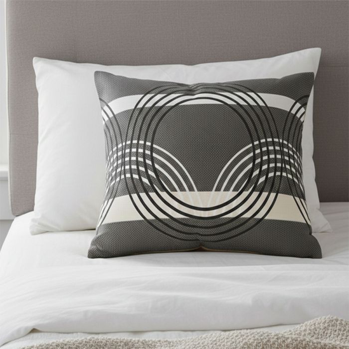 Medvilninis pagalvės užvalkalas Dark Circle, 70x70 cm||TavoSapnas