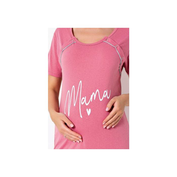 Medvilniniai naktiniai maitinančiai Pink, XL||TavoSapnas