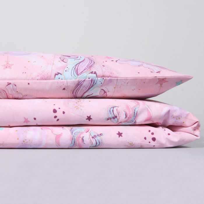 Patalynės komplektas kūdikiui Vienaragiai, 110x140, 40x60 cm||TavoSapnas