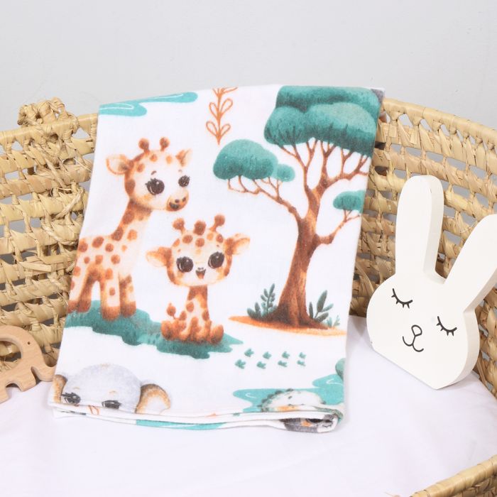 Flanelinis vystyklas Baby, 100x100 cm||TavoSapnas
