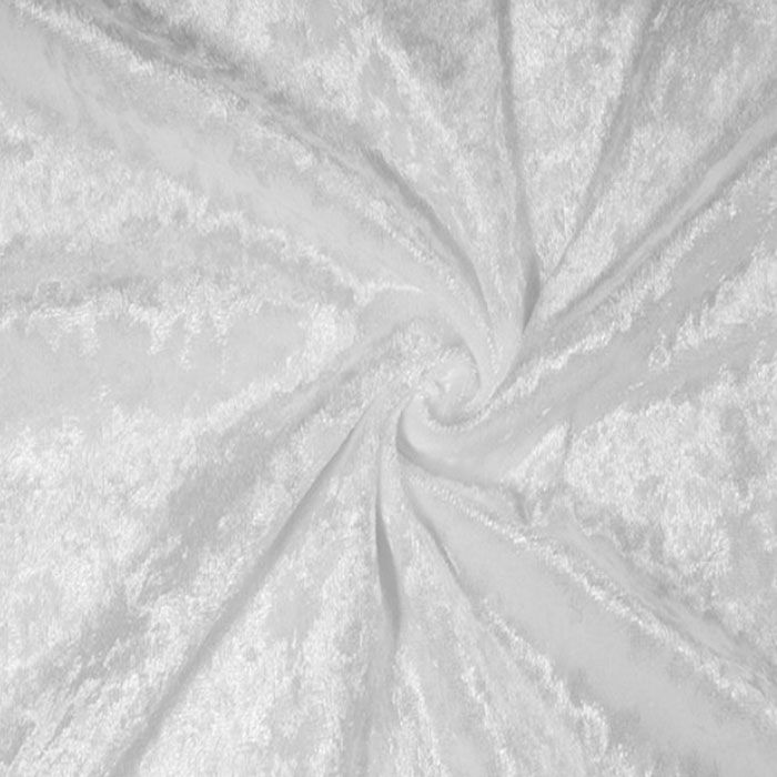 Plonas glamžytas aksomas White, likutis 0.30x1.40m||TavoSapnas