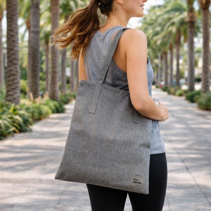 Neperšlampantis laisvalaikio krepšys Grey||TavoSapnas