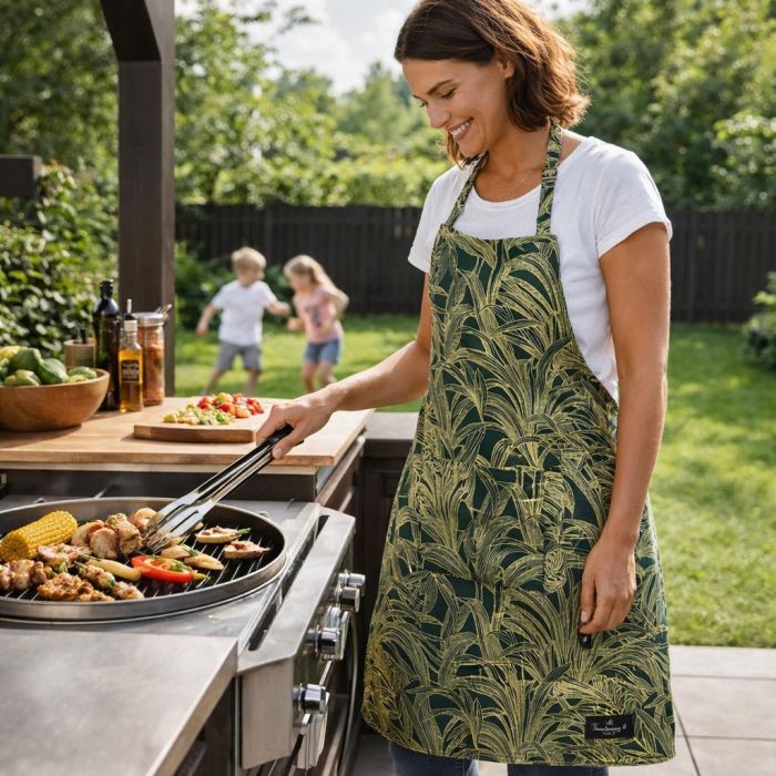Neperšlampanti prijuostė Green Leaf, L/XL||TavoSapnas