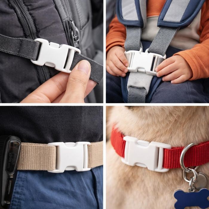 Užsegimas-fiksatorius baltas, 20 mm||TavoSapnas