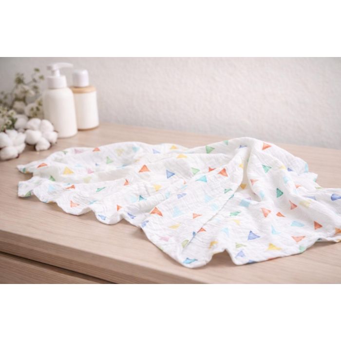 Muslino vystyklas Mozaika, 65x80 cm||TavoSapnas