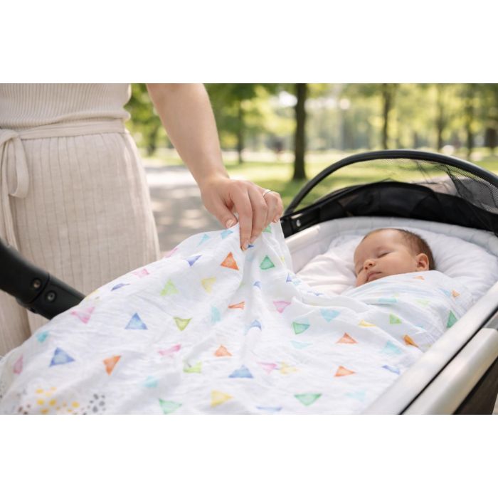 Muslino vystyklas Mozaika, 65x80 cm||TavoSapnas