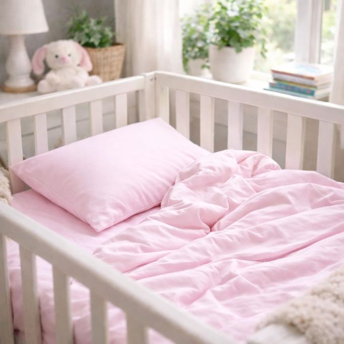 Patalynės komplektas kūdikiui Pink sweetness, 90x120, 40x60 cm||TavoSapnas