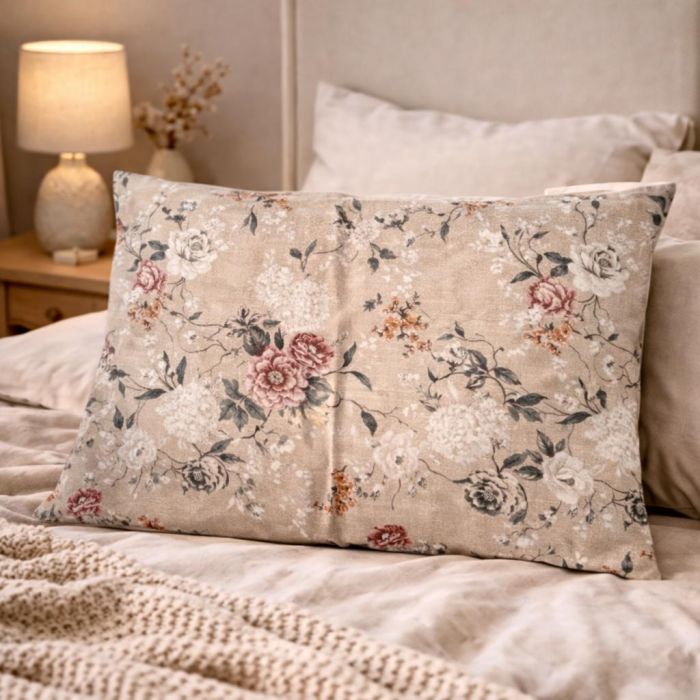 Medvilninis pagalvės užvalkalas su užtrauktuku Sweet, 50x70 cm||TavoSapnas