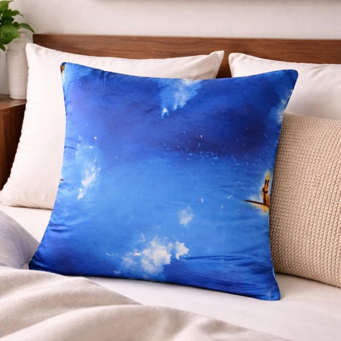 Medvilninis pagalvės užvalkalas su užtrauktuku Dangus, 70x80 cm||TavoSapnas