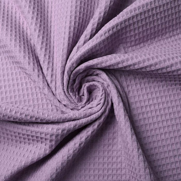 Medvilninis audinys WAFFLE, lilac||TavoSapnas