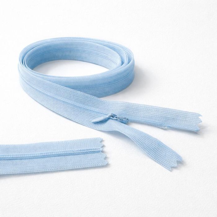 Užtrauktukas paslėptas žydras 60cm||TavoSapnas