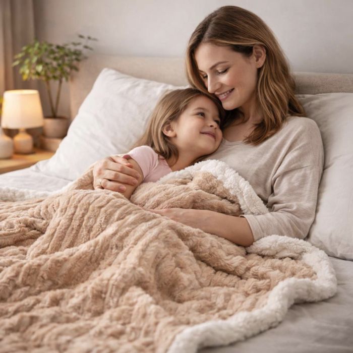 Pliušo pledas Tumo, 200x220 cm||TavoSapnas