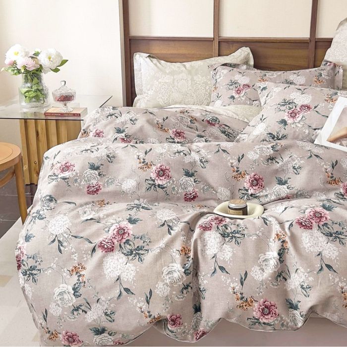 Patalynės komplektas Morning Flowers, 200x220, 70x80 cm||TavoSapnas