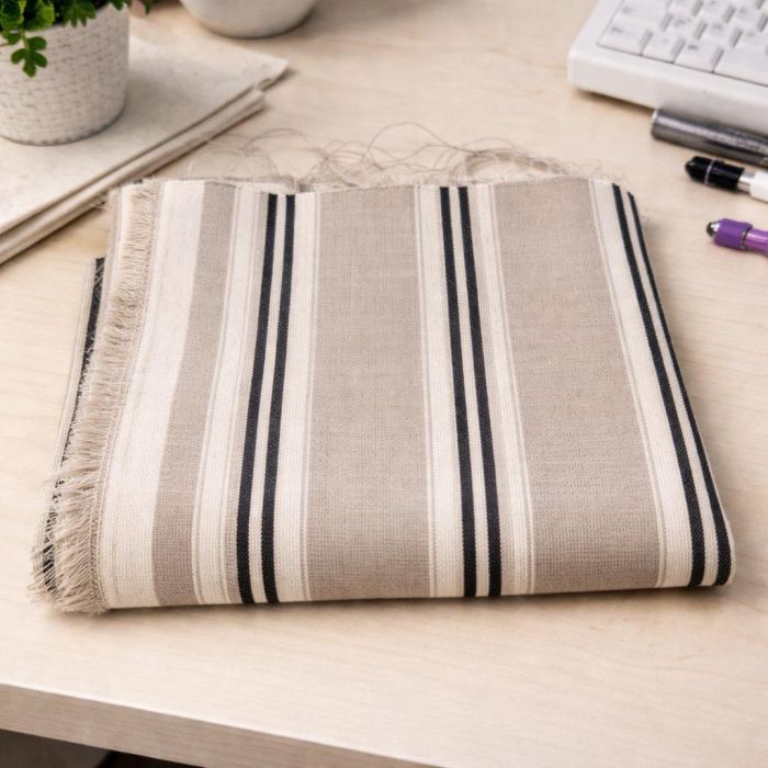 Lininio audinio likutis 0.25x1.40m||TavoSapnas