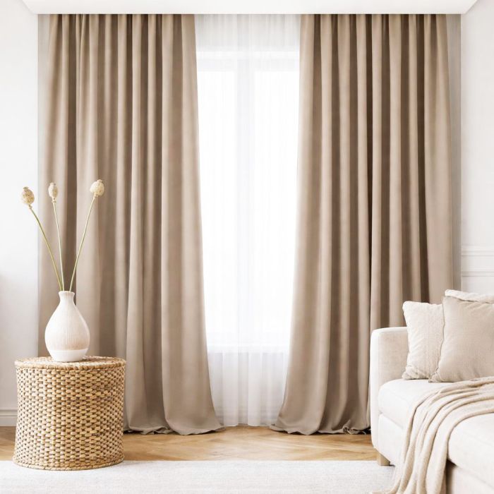 Naktinių užuolaidų audinys Blackout Classic, aukštis 305 cm||TavoSapnas