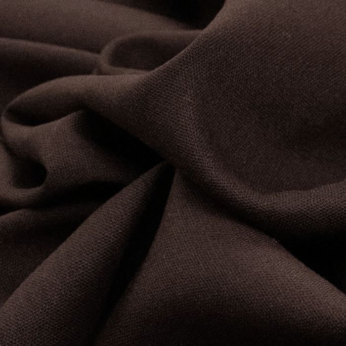 Viskozinis elastinis audinys su linu, rudas||TavoSapnas