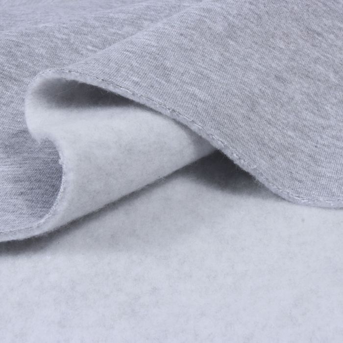 Trikotažas su pūkeliu pilkas melanžas, 0.70x1.30m||TavoSapnas