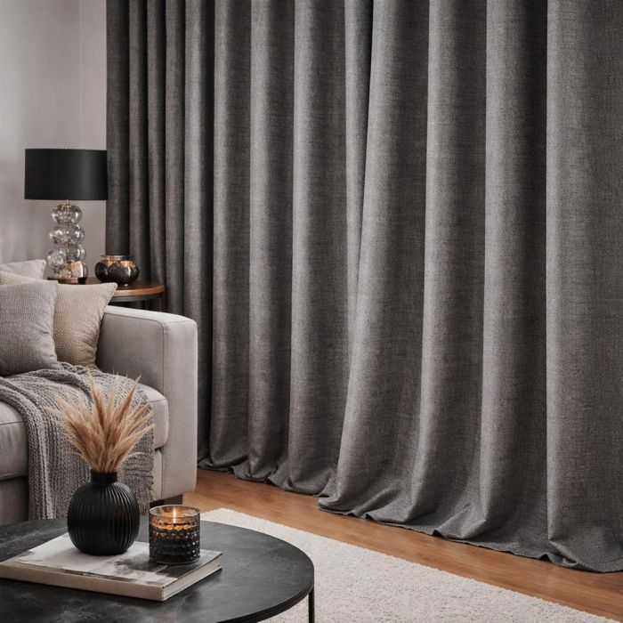 Matuojama naktinė užuolaida Linen Dimout, aukštis 305 cm||TavoSapnas