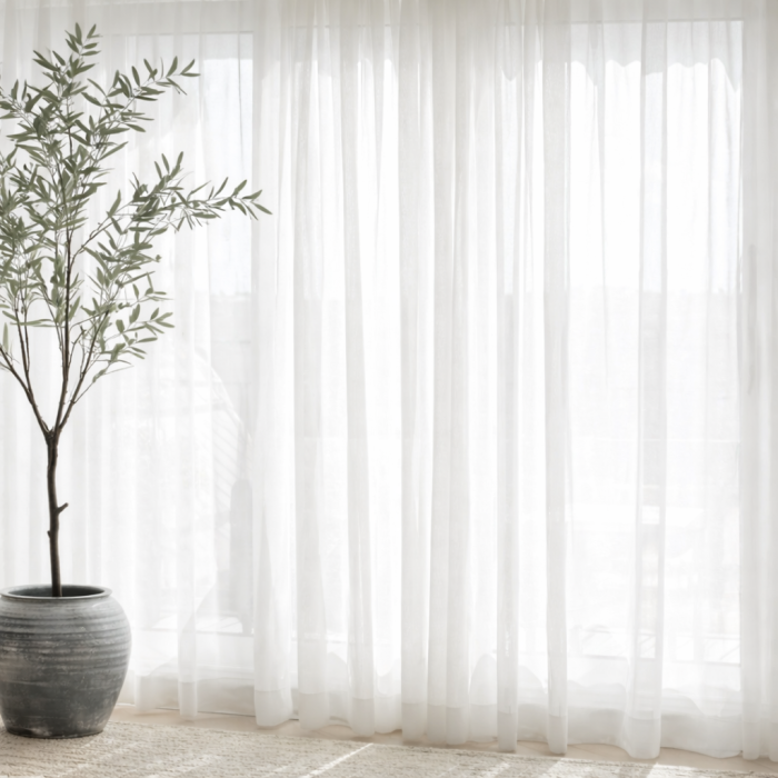 Matuojama dieninė užuolaida Leticia, likutis 1.25x3.10m||TavoSapnas