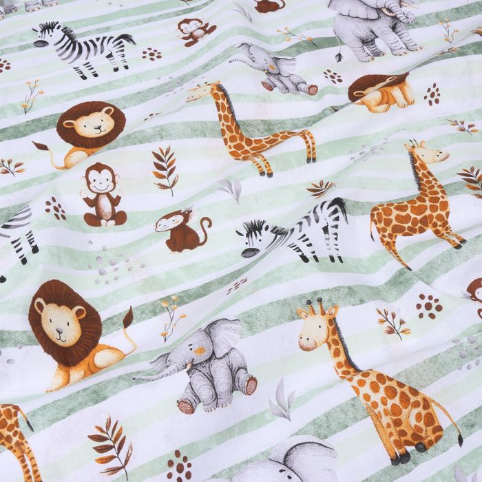 Medvilninis audinys patalynei (drobelė), Zoo||TavoSapnas