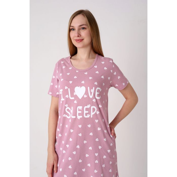 Medvilniniai naktiniai Love Sleep, XL||TavoSapnas