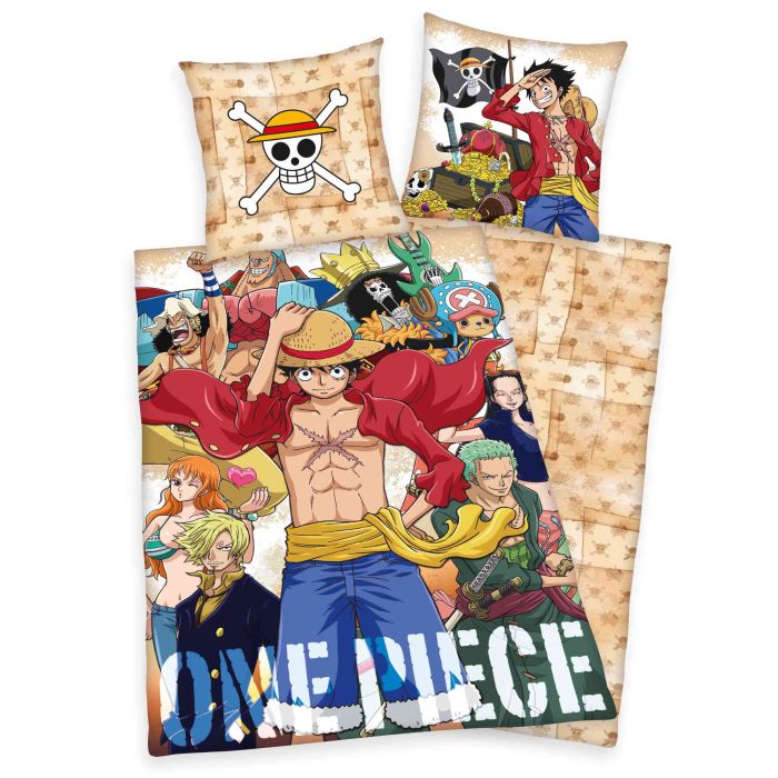 Patalynės komplektas One Piece, 140x200, 70x90 cm||TavoSapnas
