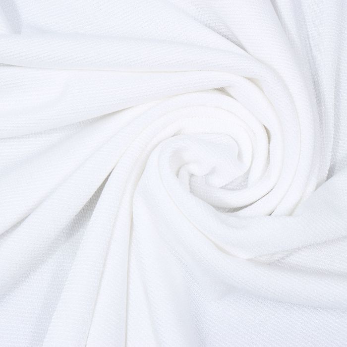 Puošnus sintetinis trikotažas White, 0.60x1.50m||TavoSapnas