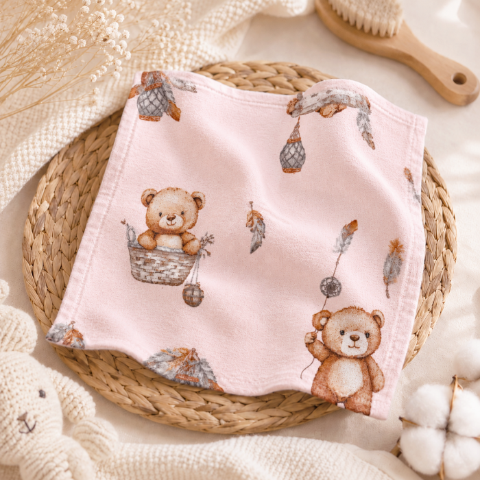 Flanelinis marliukas Teddy, 25x25 cm||TavoSapnas