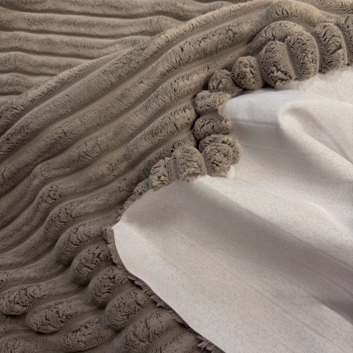 Soft gobelenas Ambi Dark Taupe, 1.75x1.45m||TavoSapnas