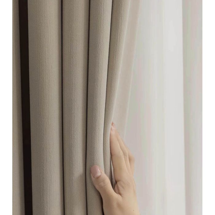 Naktinių užuolaidų komplektas Soft Chenille Blackout||TavoSapnas