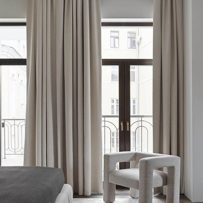 Naktinių užuolaidų komplektas Soft Chenille Blackout||TavoSapnas