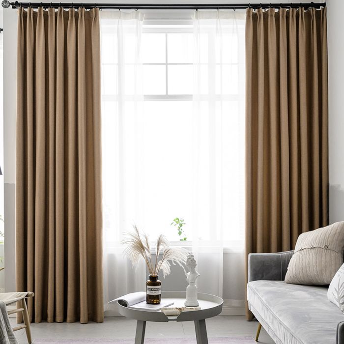 Naktinių užuolaidų komplektas Soft Chenille Blackout||TavoSapnas