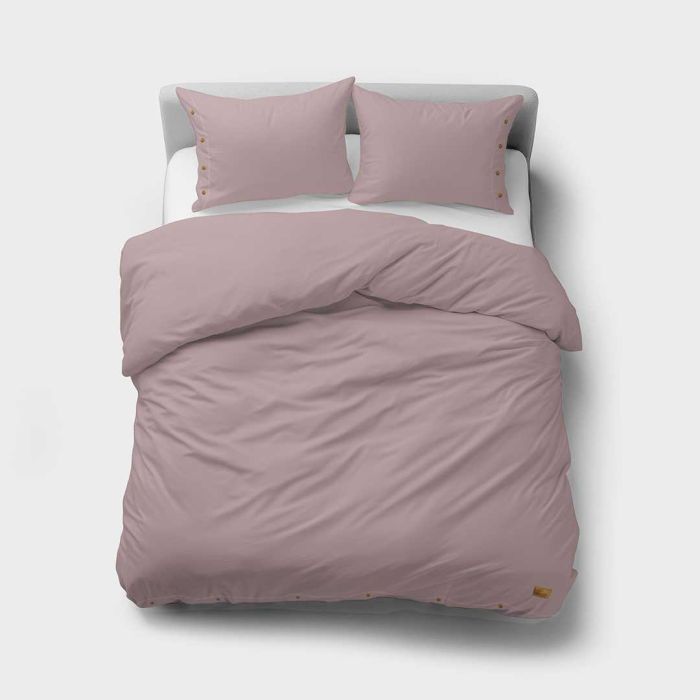 Medvilninė patalynė PURE ECO LINE Powder Pink, 200x220, 70x80 cm||TavoSapnas