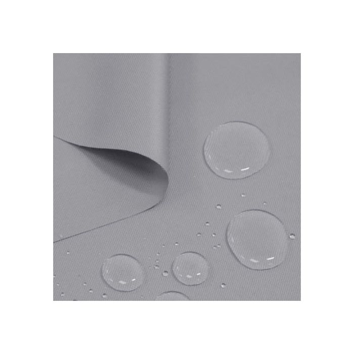 Vandeniui atsparus minkštas audinys Miranda pilkas, su broku, 0.90x1.50m||TavoSapnas