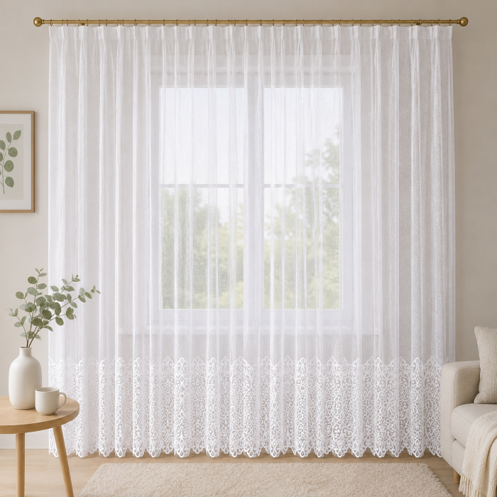 Matuojama žakardinė užuolaida Esli, aukštis 230 cm||TavoSapnas