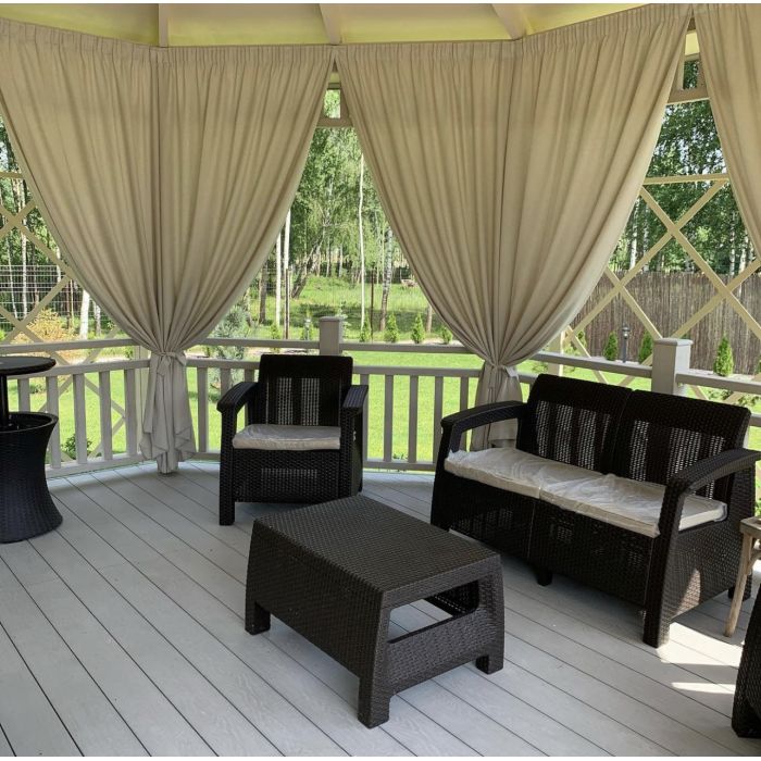 Vandeniui atsparus minkštas audinys Oxford smėlio, likutis 0.65x1.50m||TavoSapnas