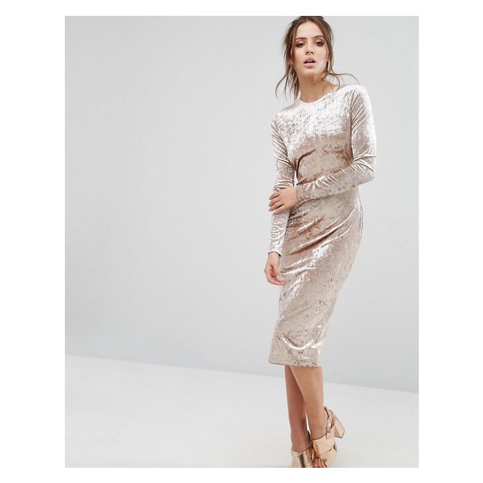 Plonas glamžytas aksomas Beige, 1.30x1.50m||TavoSapnas