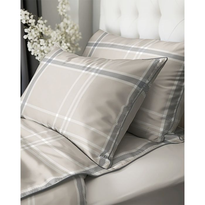 Kolekcinės perkelio medvilnės patalynė Lamé Percale, 200×220, 70×80 cm||TavoSapnas