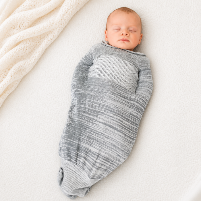 Didelis Swaddellini miegmaišis Grey, 5.4-8.2 kg, nailoninis||TavoSapnas
