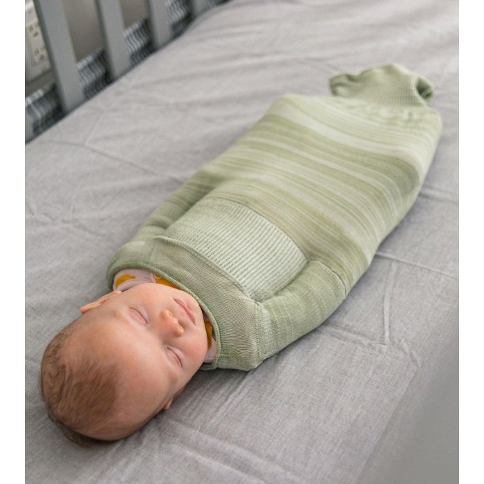 Mažas Swaddellini miegmaišis Mint, 2.7-5.4 kg, bambukinis||TavoSapnas