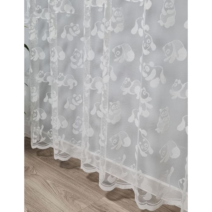 Dieninė žakardo užuolaida Panda, plotis 490 cm||TavoSapnas