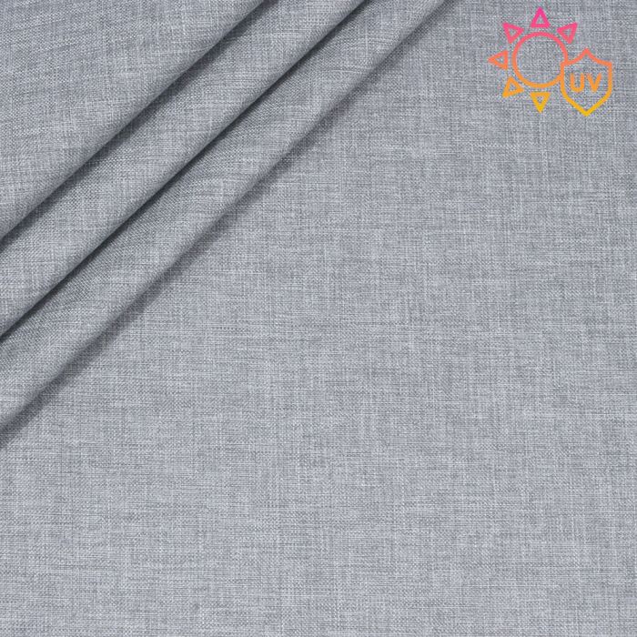 Pasiūta terasos užuolaida Linen Grey su UV apsauga + surišimas||TavoSapnas