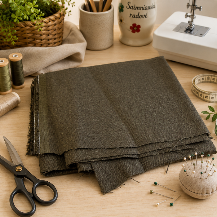 Minkštinto lino likutis 0.25x0.70m||TavoSapnas