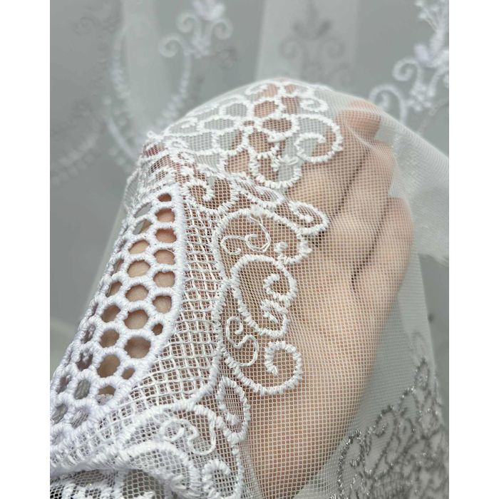 Dieninė užuolaida Silver Magic, plotis 460 cm||TavoSapnas
