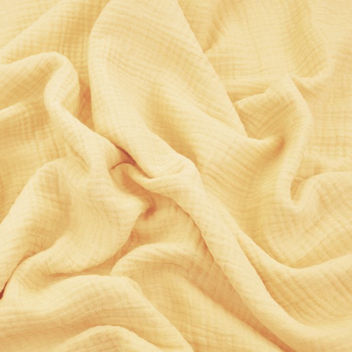 Double gauze muslinas gelsvas, 0.15x0.50m||TavoSapnas