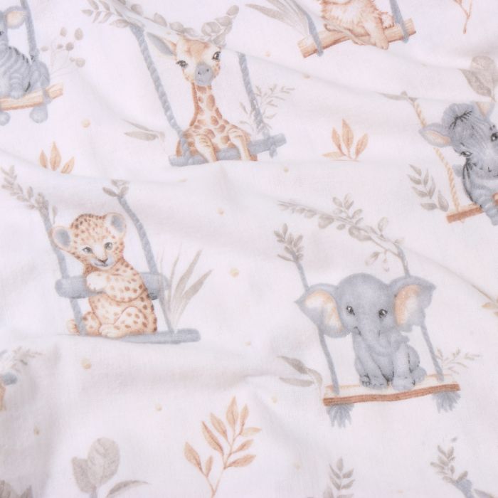 Flanelė Safari Mažyliai, 1.65x1.60m||TavoSapnas